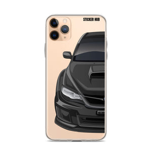 Black 09-14 Subaru WRX STI - iPhone Case