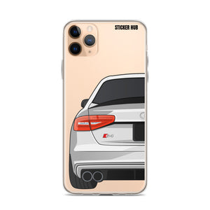 Silver B8.5 Audi S4 - iPhone Case