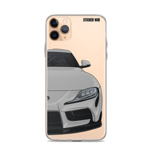 Load image into Gallery viewer, Silver MKV Toyota Supra - iPhone Case