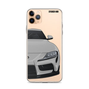 Silver MKV Toyota Supra - iPhone Case