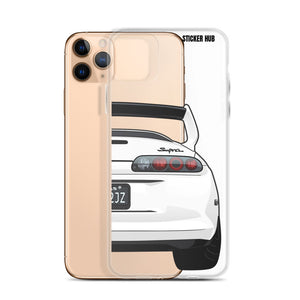 White Toyota Supra - iPhone Case