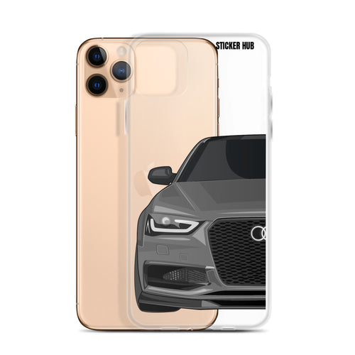 Monsoon Gray B8.5 Audi S4 - iPhone Case