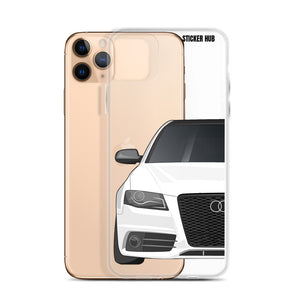 White B8 Audi S4 - iPhone Case