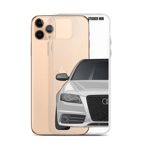 Silver B8 Audi S4 - iPhone Case