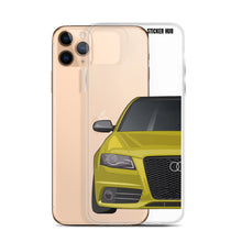 Load image into Gallery viewer, Yellow B8 Audi S4 - iPhone Case