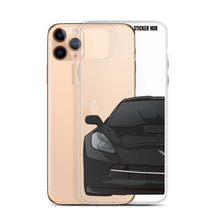 Load image into Gallery viewer, Black C7 Corvette Stingray - iPhone Case