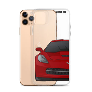 Crystal Red C7 Corvette Stingray - iPhone Case