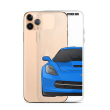 Load image into Gallery viewer, Laguna Blue C7 Corvette Stingray - iPhone Case