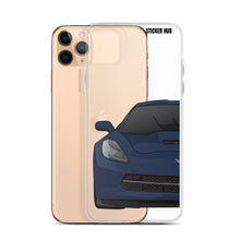 Load image into Gallery viewer, Night Race Blue C7 Corvette Stingray -iPhone Case