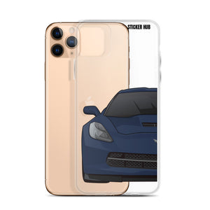 Night Race Blue C7 Corvette Stingray -iPhone Case