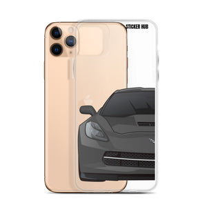 Gray C7 Corvette Stingray - iPhone Case