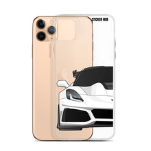 Load image into Gallery viewer, White C7 Corvette Zr1 - iPhone Case