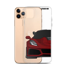 Load image into Gallery viewer, Long Beach Red C7 Corvette Zr1 - iPhone Case