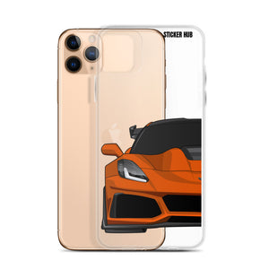 Orange C7 Corvette Zr1 - iPhone Case