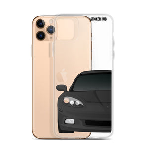 Black C6 Corvette - iPhone Case