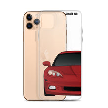 Load image into Gallery viewer, Monterey Red C6 Corvette - iPhone Case