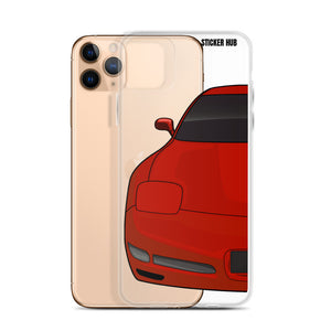 Torch Red C5 Corvette Z06 - iPhone Case