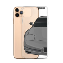 Load image into Gallery viewer, Pewter Gray C5 Corvette Z06 - iPhone Case