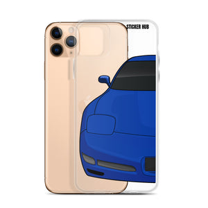 Electron Blue C5 Corvette Z06iPhone Case