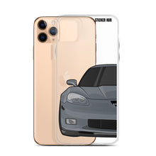 Load image into Gallery viewer, Cyber Gray C6 Corvette Z06 - iPhone Case