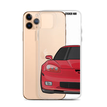 Load image into Gallery viewer, Victory Red C6 Corvette Z06 - iPhone Case