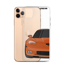 Load image into Gallery viewer, Atomic Orange C6 Corvette Z06 - iPhone Case