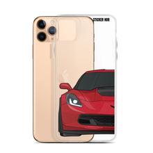 Load image into Gallery viewer, Torch Red C7 Corvette Z06 - iPhone Case