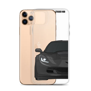 Black C7 Corvette Z06 - iPhone Case