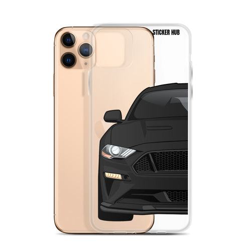 Black 18-21 Mustang 5.0 - iPhone Case