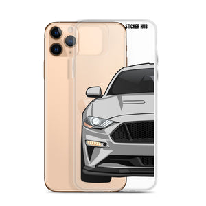 Silver 18-21 Mustang 5.0 - iPhone Case