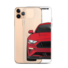 Load image into Gallery viewer, Race Red 18-21 Mustang 5.0 - iPhone Case