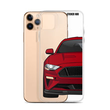 Load image into Gallery viewer, Ruby Red 18-21 Mustang 5.0 - iPhone Case