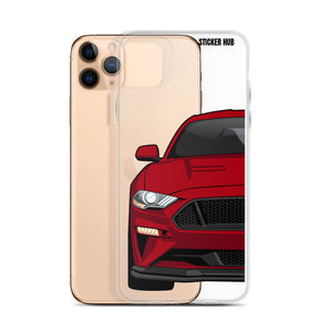 Ruby Red 18-21 Mustang 5.0 - iPhone Case