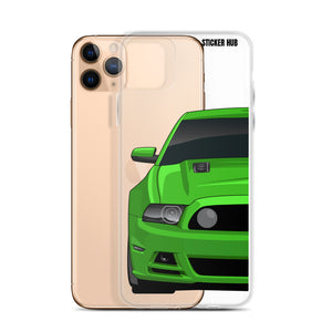 Green 13-14 Mustang 5.0 - iPhone Case