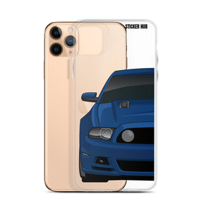 Kona Blue 13-14 Mustang 5.0 - iPhone Case