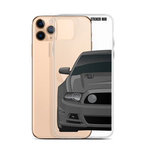 Gray 13-14 Mustang 5.0 - iPhone Case