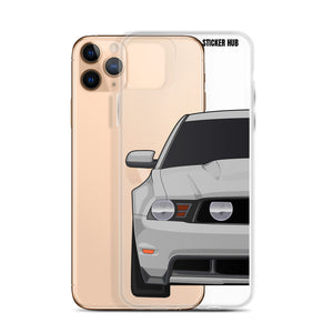 Silver 11-12 Mustang 5.0 - iPhone Case