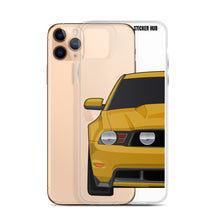 Load image into Gallery viewer, Yellow 11-12 Mustang 5.0 - iPhone Case