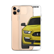 Load image into Gallery viewer, Yellow Mustang GT350 - iPhone Case