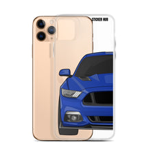 Load image into Gallery viewer, Deep Impact Blue 15-17 Mustang 5.0 - iPhone Case