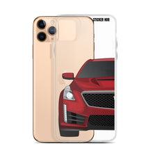 Load image into Gallery viewer, Red Cadillac CTS-V - iPhone Case