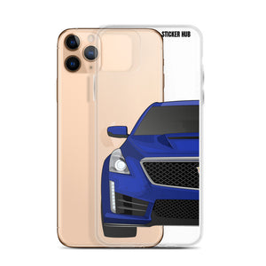 Wave Blue Cadillac CTS-V - iPhone Case