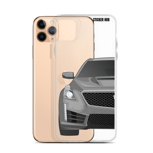 Silver Cadillac CTS-V - iPhone Case