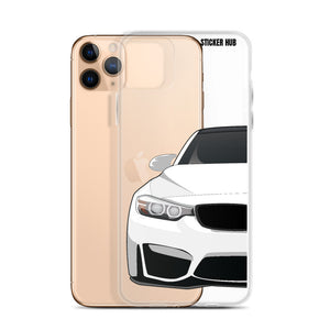 White BMW F80 - iPhone Case