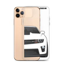 Load image into Gallery viewer, White 5th Gen Camaro ZL1 - iPhone Case