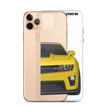 Load image into Gallery viewer, Rally Yellow 5th Gen Camaro ZL1 - iPhone Case