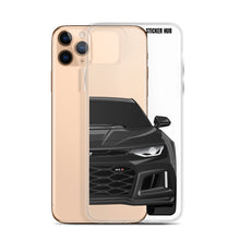 Load image into Gallery viewer, Black 6th Gen Camaro ZL1 - iPhone Case