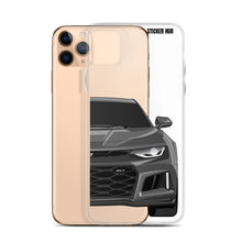 Load image into Gallery viewer, Gray 6th Gen Camaro ZL1 - iPhone Case