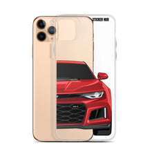 Load image into Gallery viewer, Red Hot 6th Gen Camaro ZL1 - iPhone Case