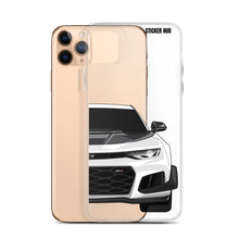 Load image into Gallery viewer, White 6th Gen Camaro ZL1 1LE - iPhone Case